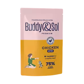 Пауч Buddy&Sol для котят Курица в соусе KITTEN CHICKEN BS350