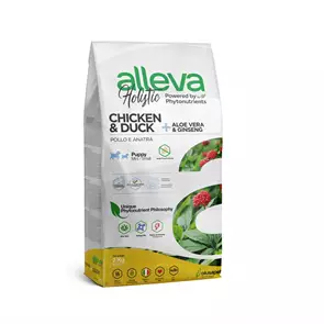 Беззерновой сухой корм Alleva Holistic для щенков мелких пород с курицей и уткой (Puppy/Junior Chicken &amp; Duck Mini)